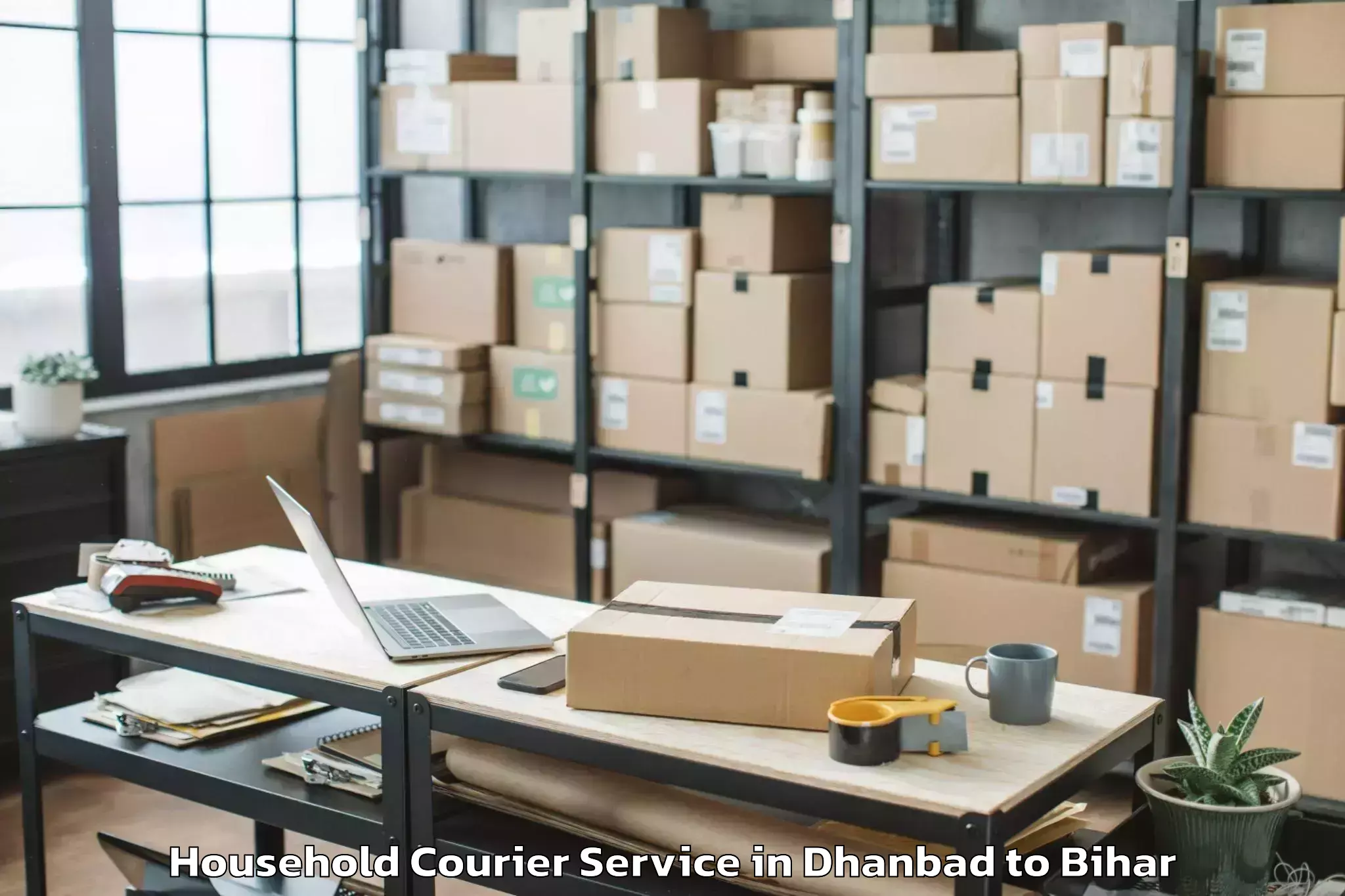 Book Your Dhanbad to Garhani Household Courier Today